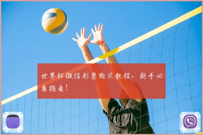 世界杯微信彩票购买教程，新手必看指南！