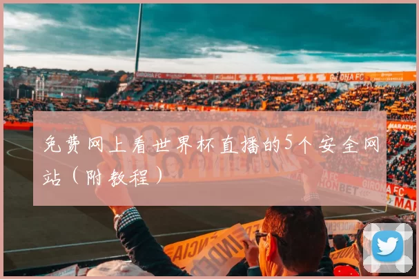免费网上看世界杯直播的5个安全网站（附教程）