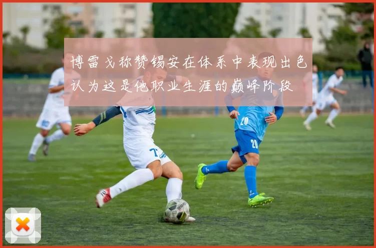 博雷戈称赞锡安在体系中表现出色认为这是他职业生涯的巅峰阶段