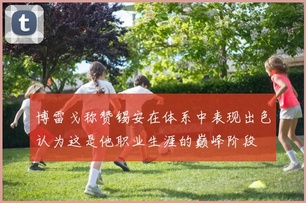博雷戈称赞锡安在体系中表现出色认为这是他职业生涯的巅峰阶段