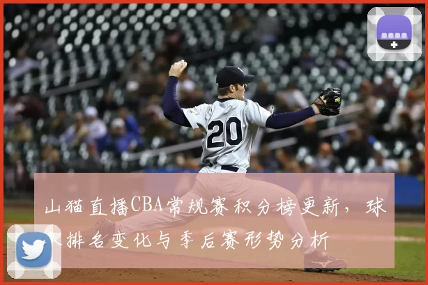 山猫直播CBA常规赛积分榜更新,球队排名变化与季后赛形势分析