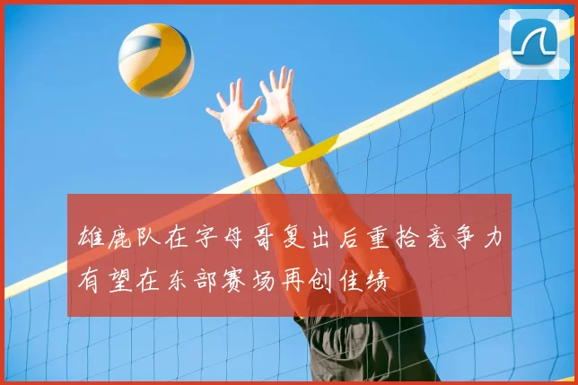 雄鹿队在字母哥复出后重拾竞争力有望在东部赛场再创佳绩