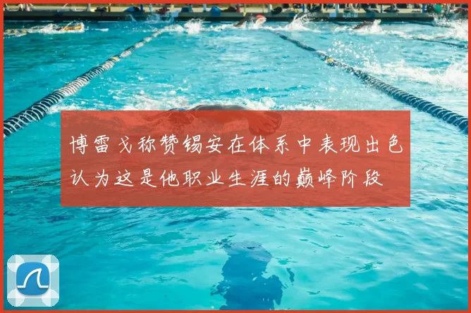 博雷戈称赞锡安在体系中表现出色认为这是他职业生涯的巅峰阶段