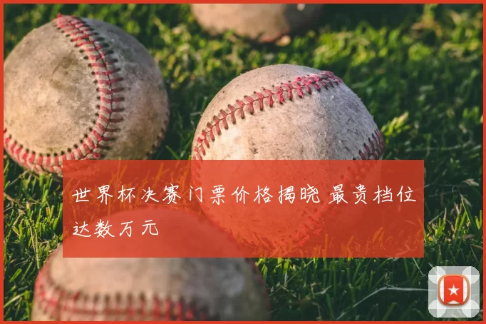 世界杯决赛门票价格揭晓 最贵档位达数万元
